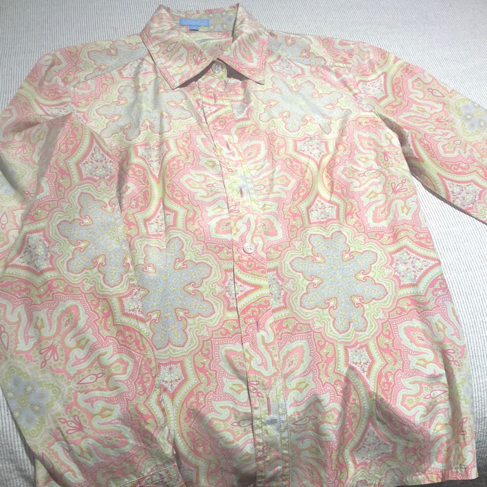 Button down casual top